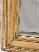 Louis Philippe mirror w/ gilded frame 34¾" x 23¾"