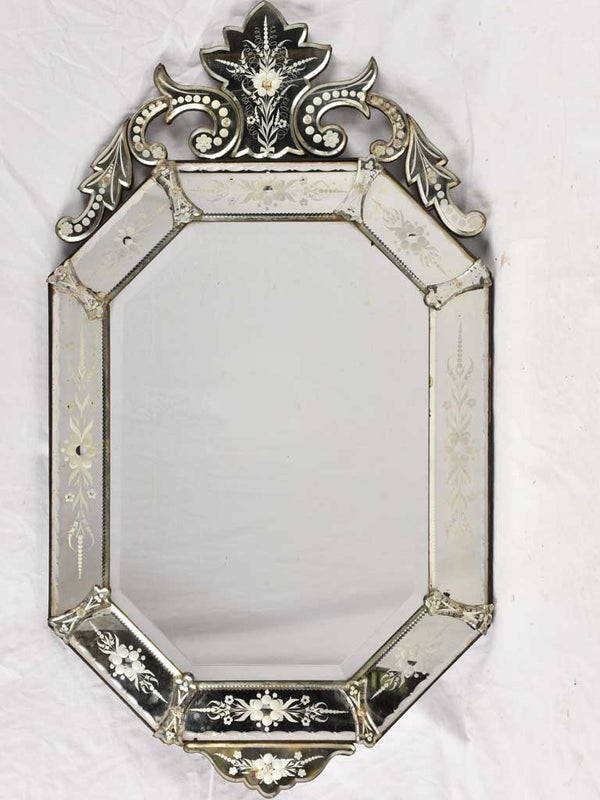 Antique nineteenth-century Venetian mirror