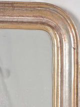 Simple silver Louis Philippe mirror 35½" x 25½"