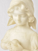 Alabaster sculpture of a child - late 19th century 18½"