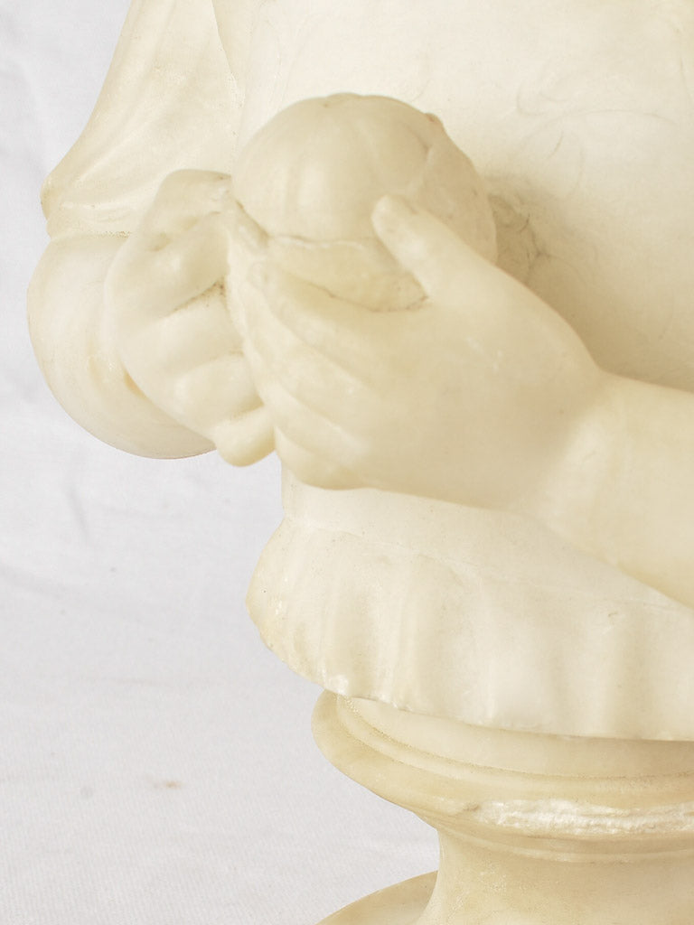 Alabaster sculpture of a child - late 19th century 18½"