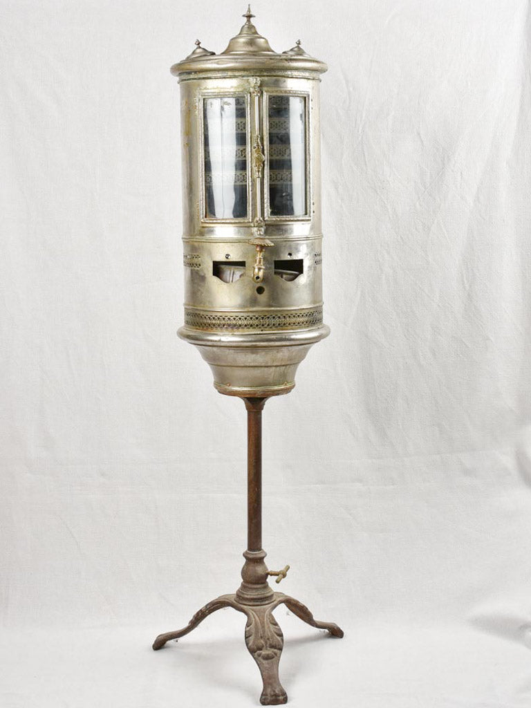 Rare 19th century medical instrument steam autoclave sterilizing machine 58¼"