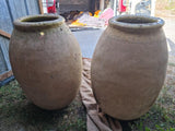 Pair of large 18th century Biot jars