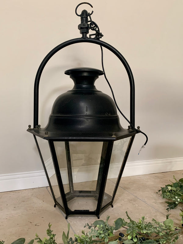 Large vintage French lantern