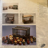 Collection of 18 birdcage water bowls 2¼"