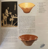 Traditional ceramic 'tian' bowl with handles