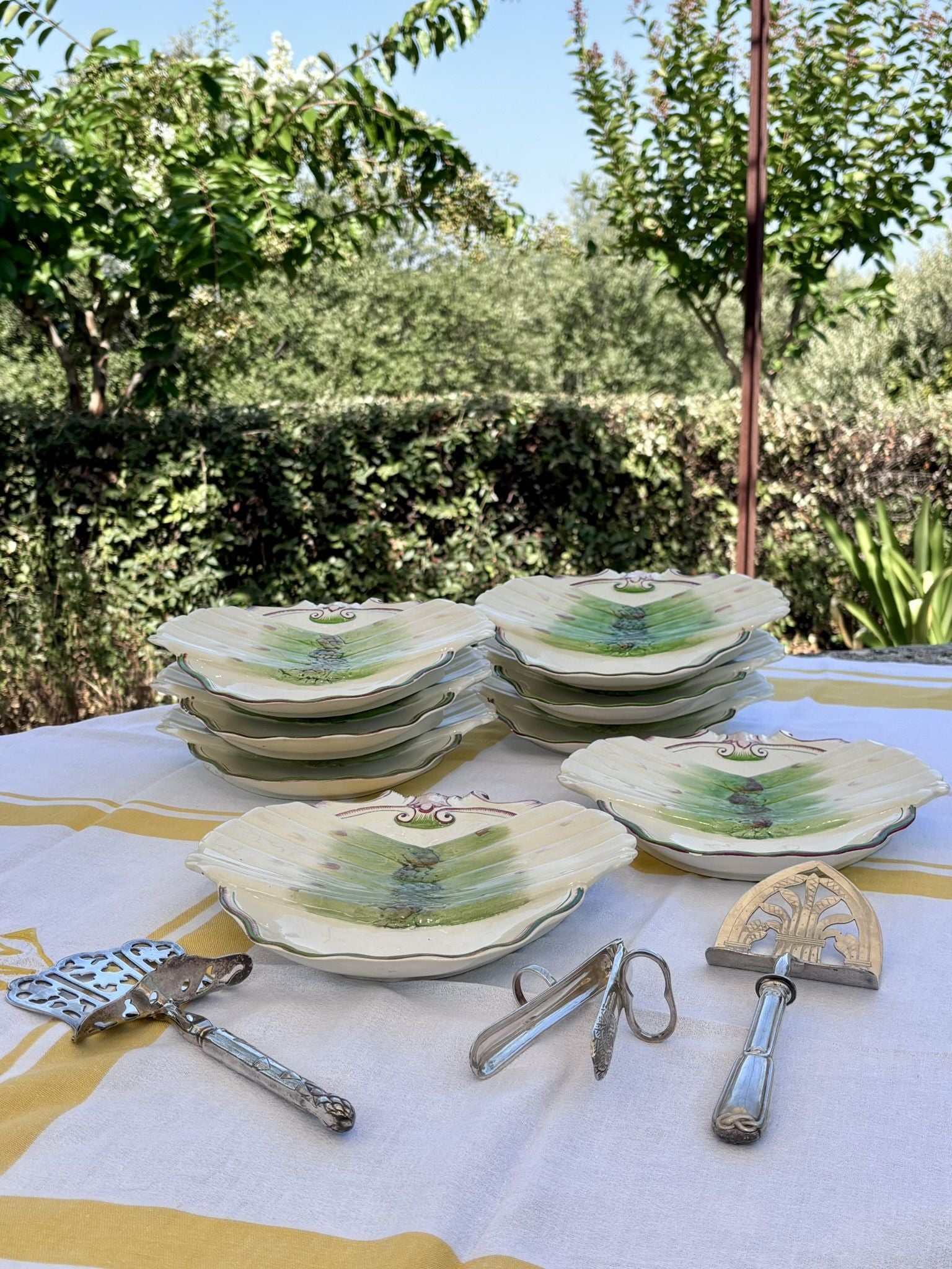 Antique French Asparagus Tongs