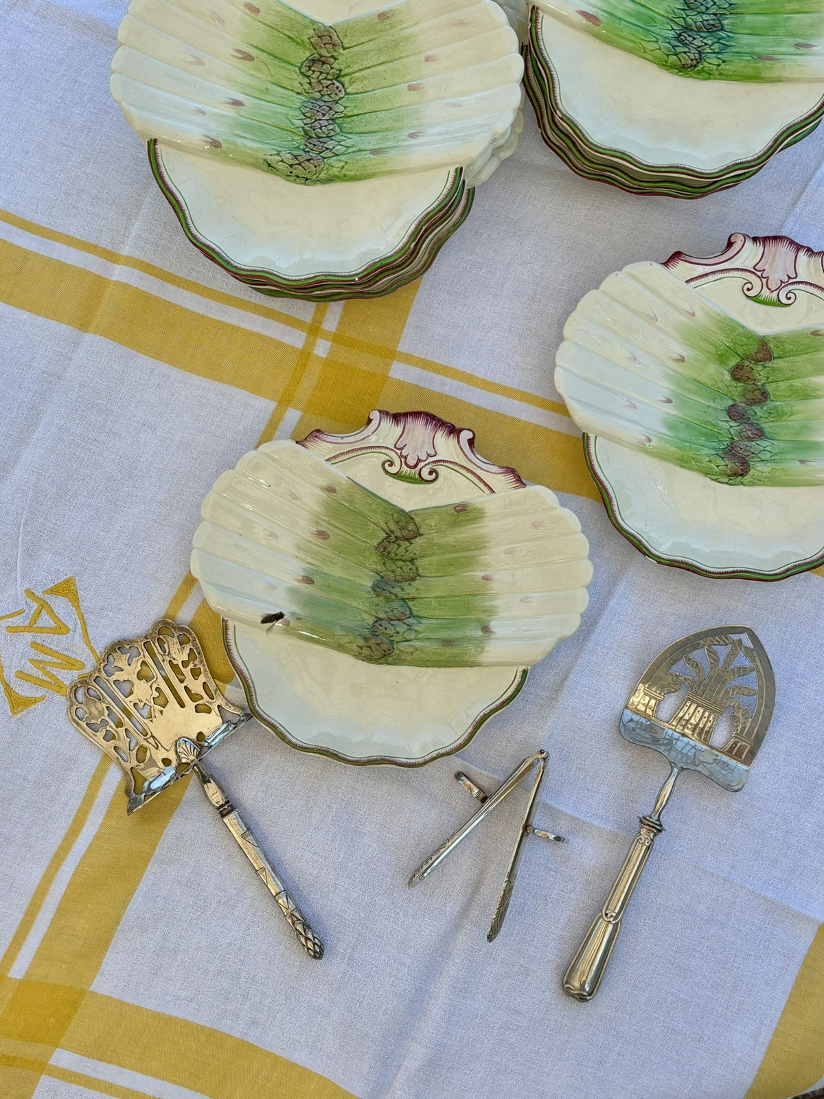 Art Deco Silver-Plated Asparagus Server by Christofle