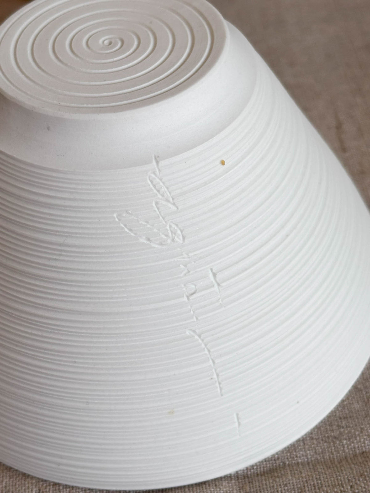 Set of 8 vintage white porcelain serving bowls by Atelier-A