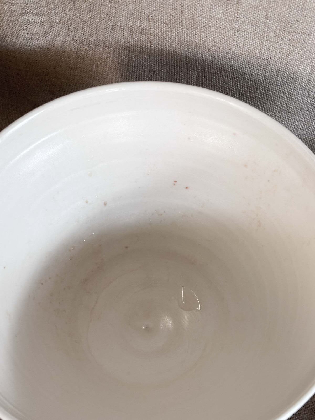 Set of 8 vintage white porcelain serving bowls by Atelier-A