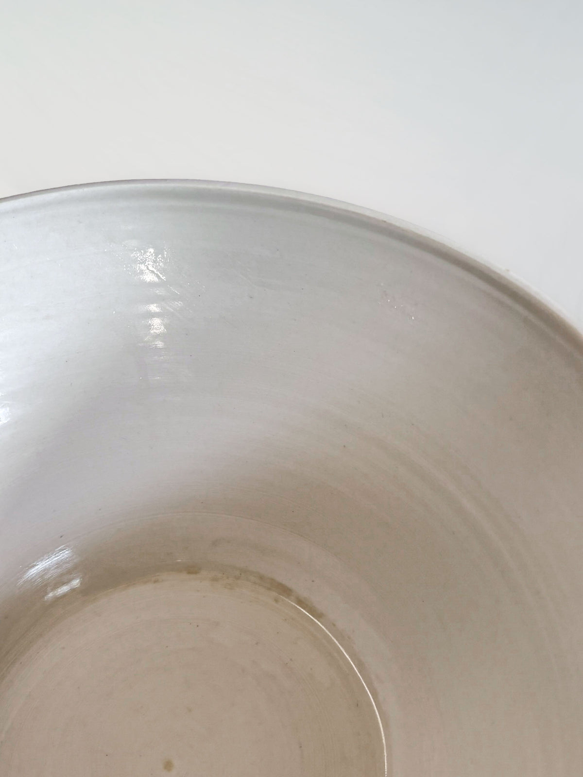 Vintage White Porcelain Salad Bowl by Atelier-A
