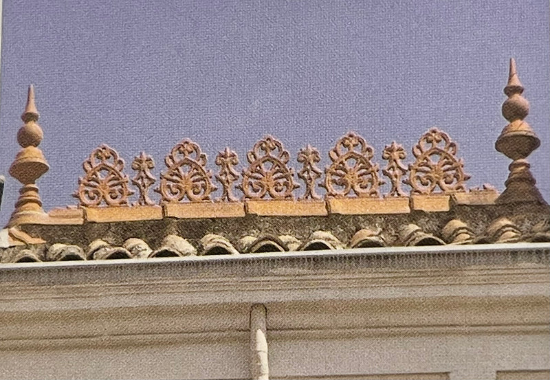 Classic Provencal terracotta rooftop accent
