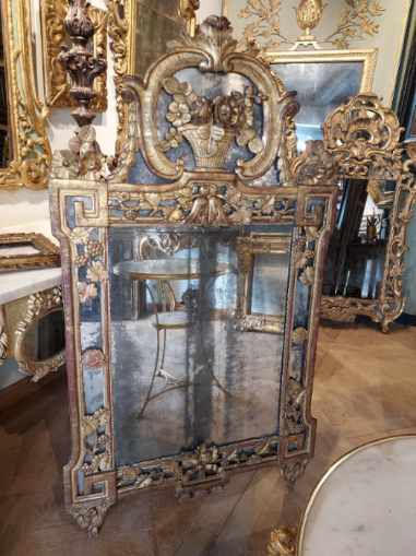 Decorative period piece mirror
