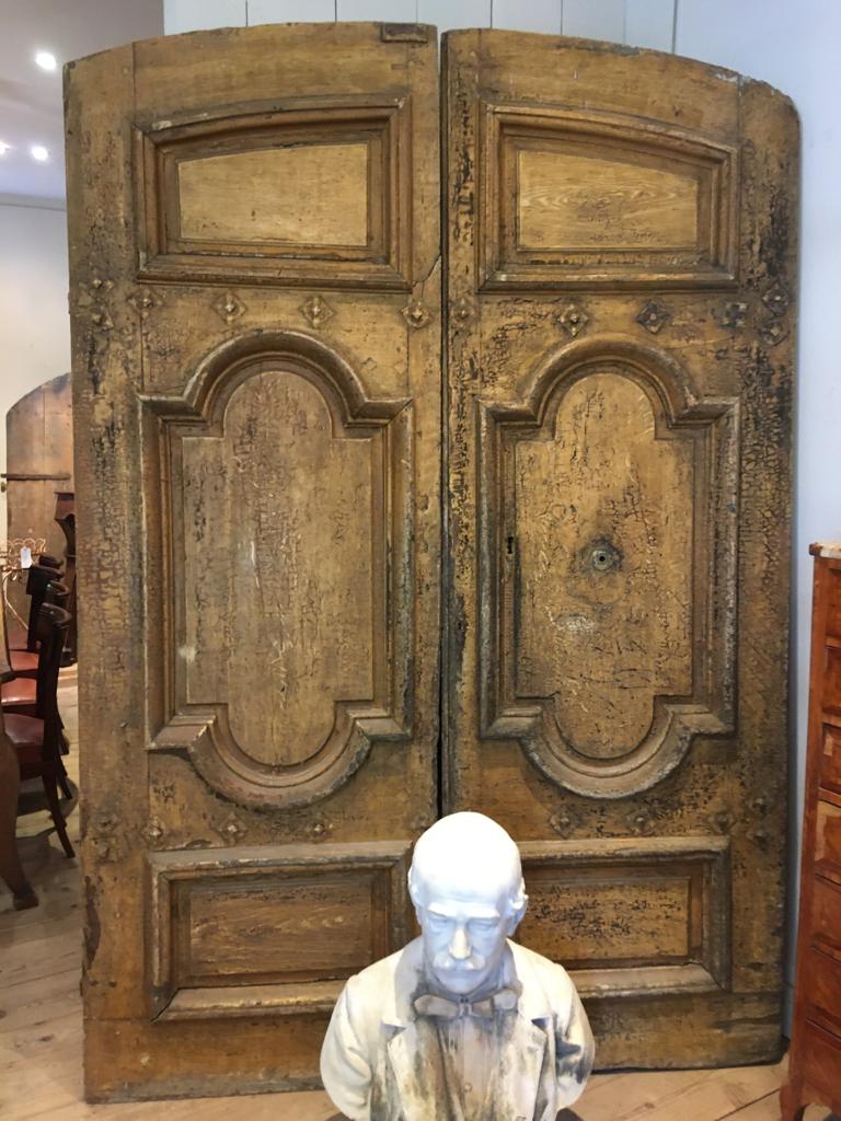 Antique oak entry doors from Burgundy