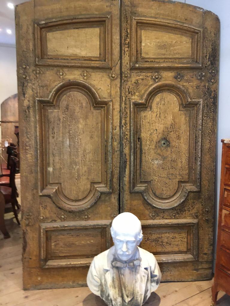Antique oak entry doors from Burgundy