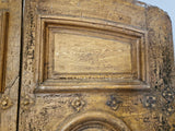 Antique oak entry doors from Burgundy