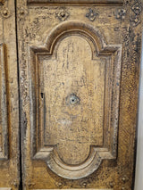 Antique oak entry doors from Burgundy