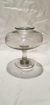 2 Antique French blown glass leech jars