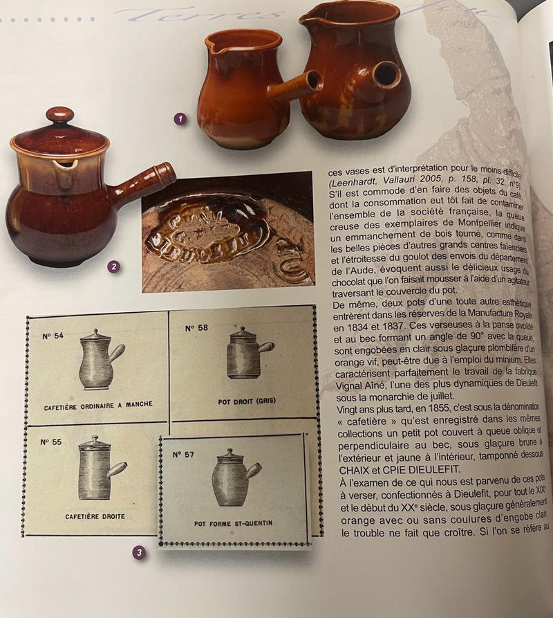 Historical Provence terracotta pot set
