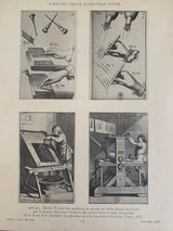 Uncommon French intaglio printing press