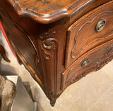 Louis XV-era openwork two drawer commode