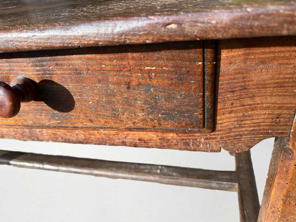 19th Century French Oak Farm Table
