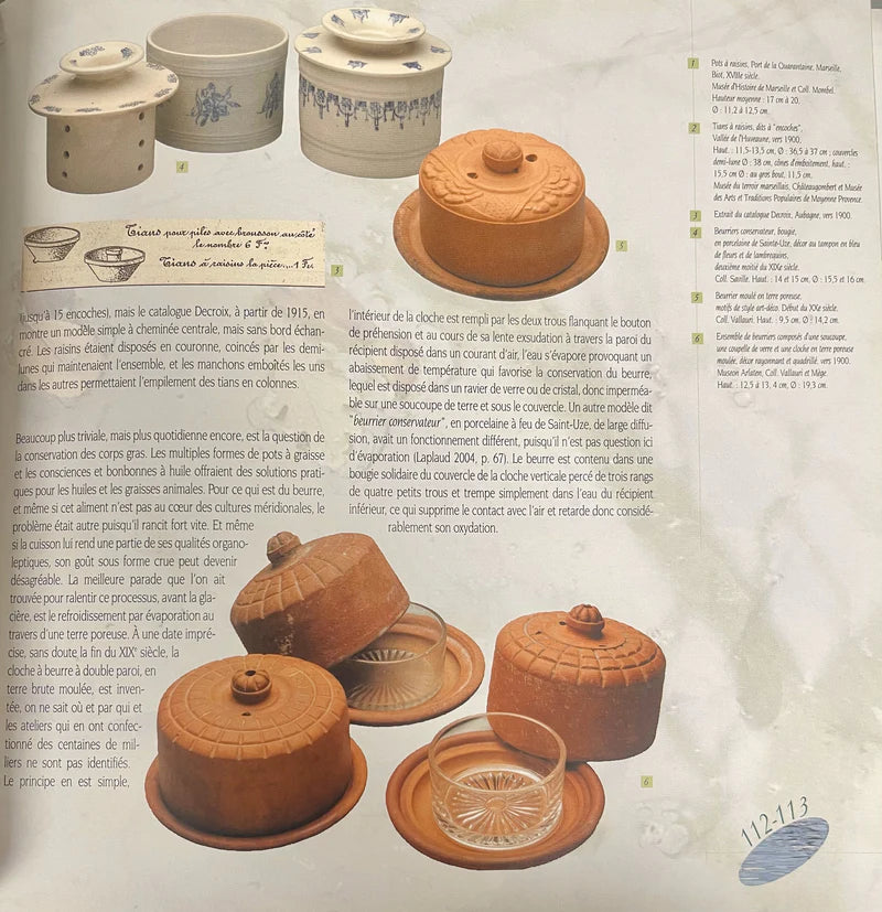 Patina-finished terracotta lid