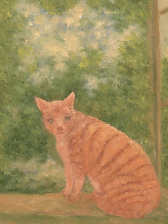 Small Contemporary Painting By Karibou - Doupka - 14¼" x 14¼"