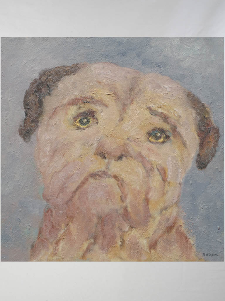 Small Contemporary Painting By Karibou - L'Appel (The Call) - 14¼"