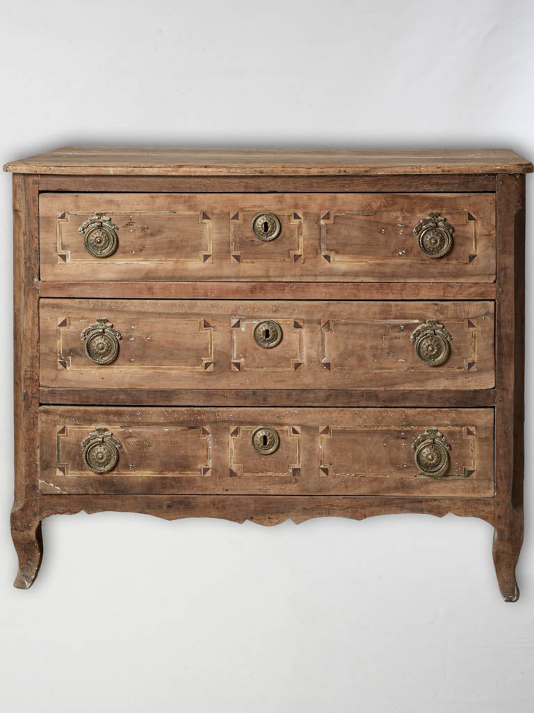 Stately antique wooden commode
