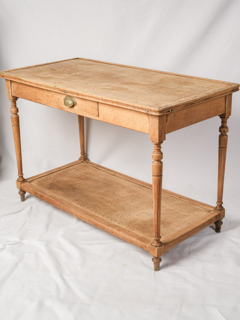 Rustic vintage fir draper's table