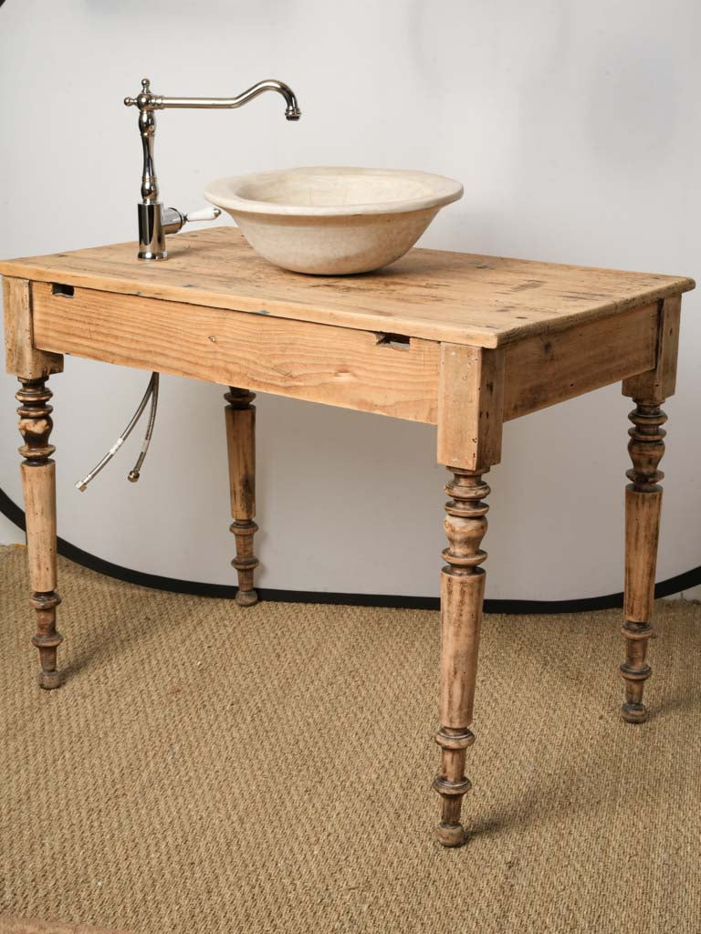 Unique character vintage table vanity  