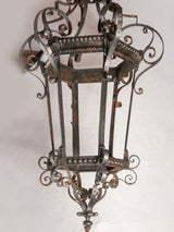 Large 19th century wrought iron lantern