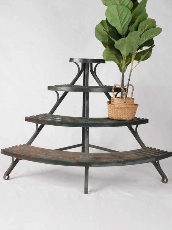 Antique French wrought iron plant stand