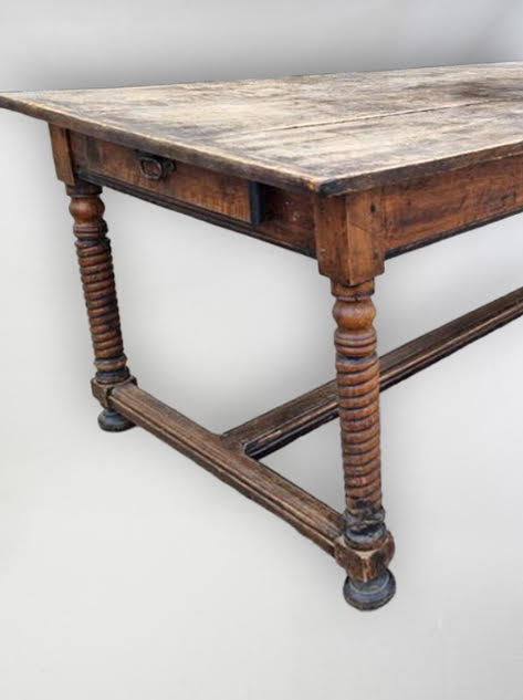 158" long walnut table