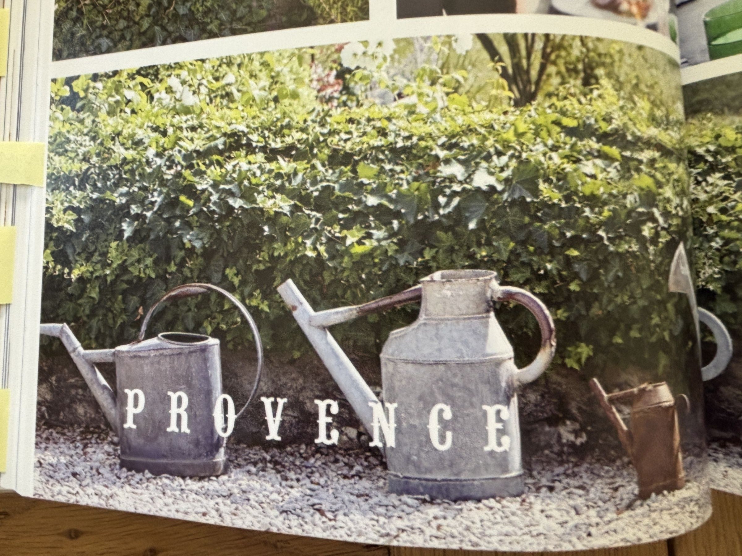 Vintage French Zinc Watering Can from Provence