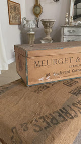 Antique French blouse storage box from Toulouse 22¾"