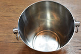 Vintage stainless steel champagne bucket