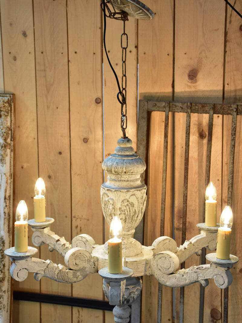 Early 20th century carved French lustre