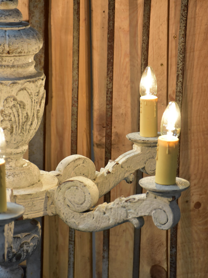 Early 20th century carved French lustre