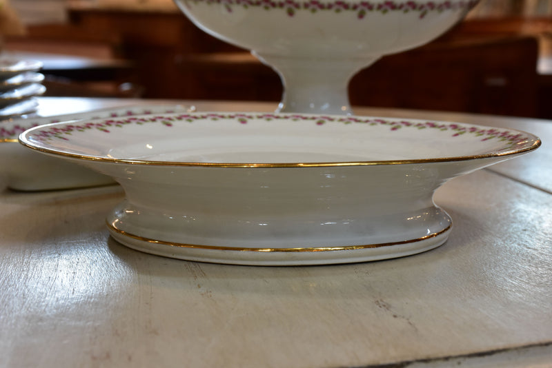 Dessert service (Vierzon), 20th-century - 13 piece
