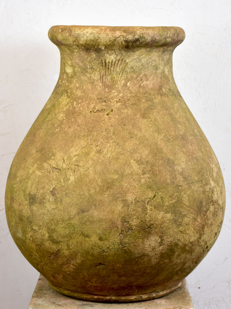 Antica - full glazed Biot jar