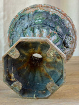Elegant cast iron French garden urn
