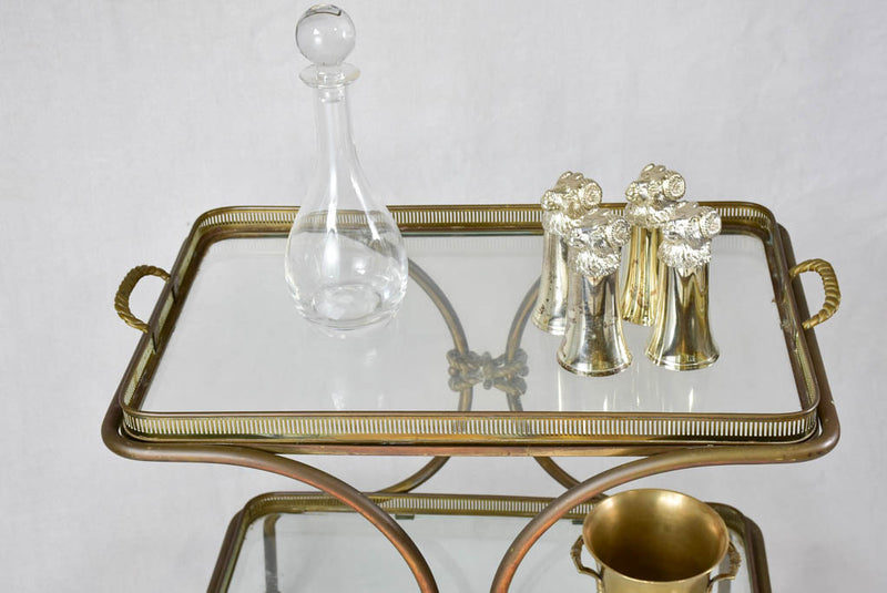 Bar cart (Maison Bagues, attributed) 1960s