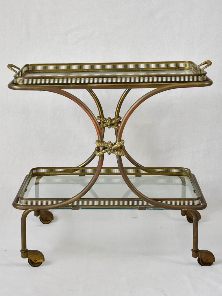 Bar cart (Maison Bagues, attributed) 1960s