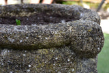 Pair of 18th century French garden planters - mortar shape