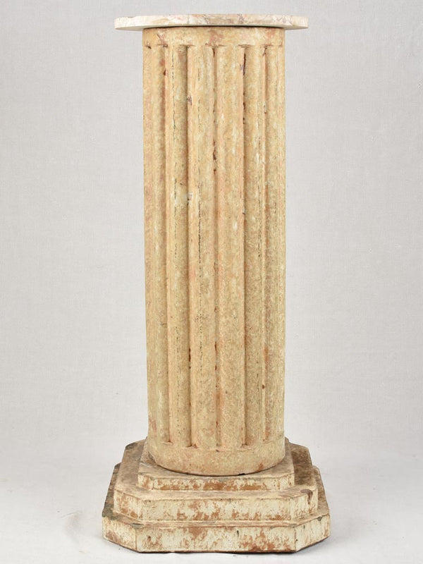 Large ceramic column display pedestal 42¼"