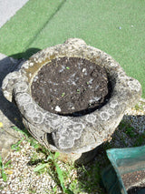 Pair of 18th century French garden planters - mortar shape