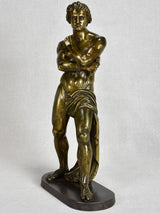 19th-century bronze sculpture of Spartacus attributed to Denis Foyatier (1793-1863) 11¾"