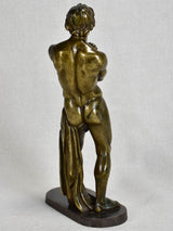19th-century bronze sculpture of Spartacus attributed to Denis Foyatier (1793-1863) 11¾"